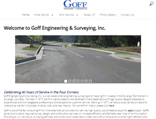 Tablet Screenshot of goffengineering.com